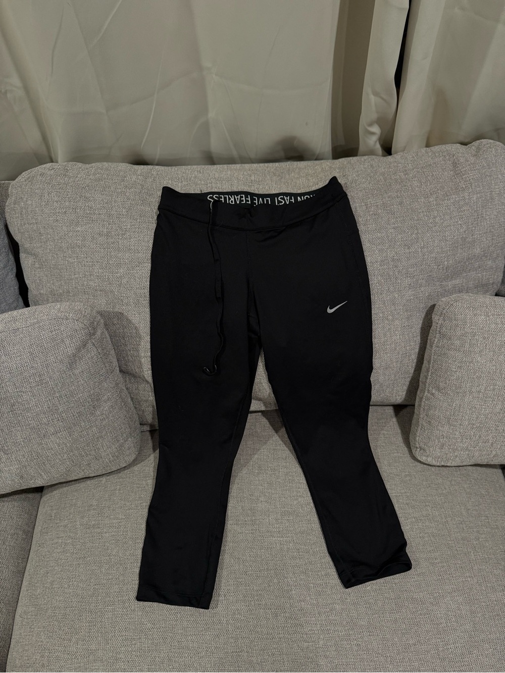 Nike' Black Performance Jogger Pants